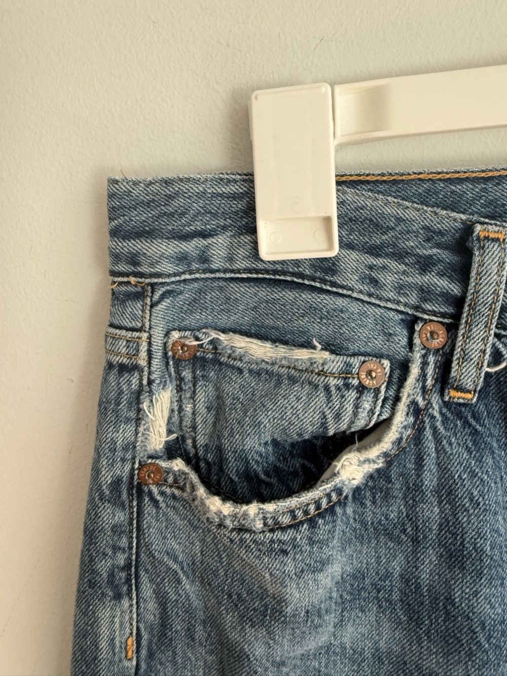 Agolde Riley High Rise Straight Crop, size 29 - Picture 8 of 9